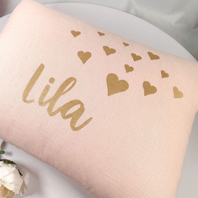 Coussin Personnalise De Filles Etsy France