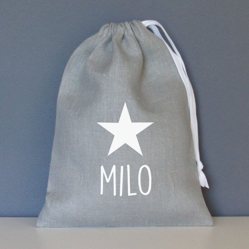 Sac à Doudou Personnalisable, Pochon Maternelle, Sac Doudou