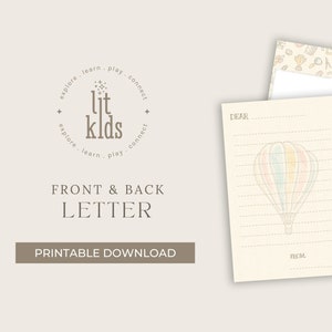 Lined Letter Stationery for Letters and Notes