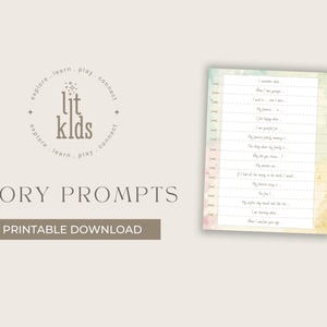 Afdrukbare verhaalprompts voor kinderen