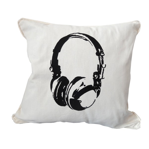 Headphones Pillow Etsy