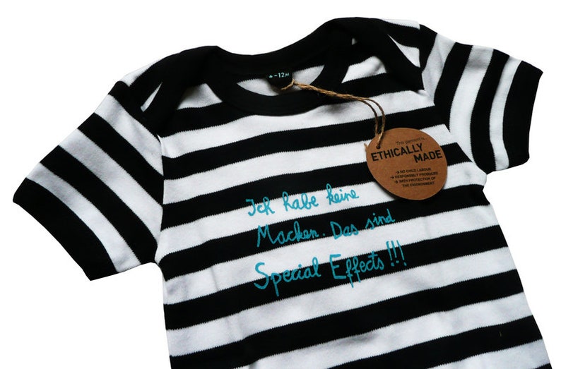 Baby body, striped. Special Effects, Screen Printing image 1