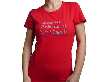 T-Shirt Organic Cotton Vrouwen, Special Effects, Zeefdruk