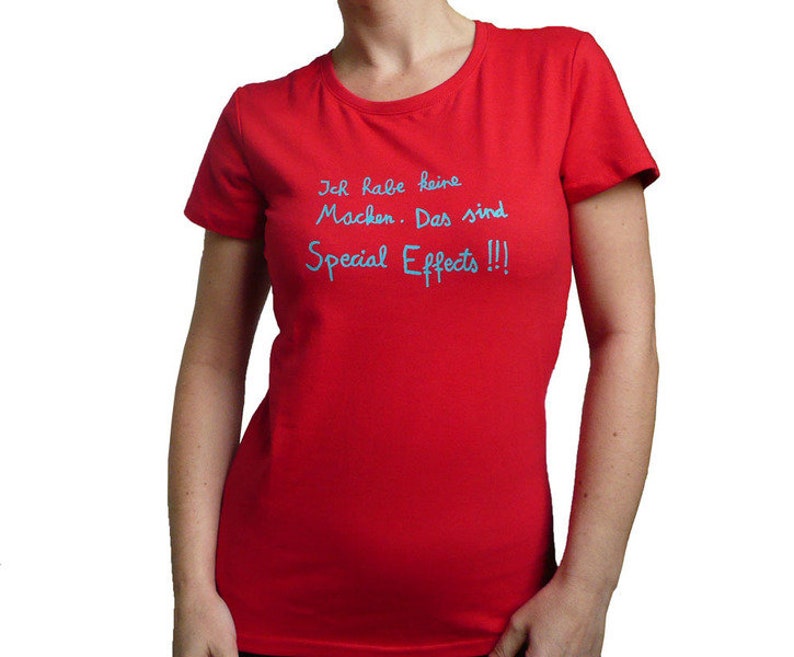 T-Shirt Organic Cotton Women, Special Effects, Screen Printing image 1