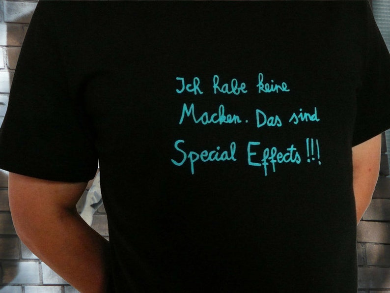 Macken, Special Effects, Bio T-Shirt Männer. SALE. 50% reduziert Bild 2