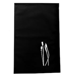 Tea towel cotton, cable. Screen printed hand-printed