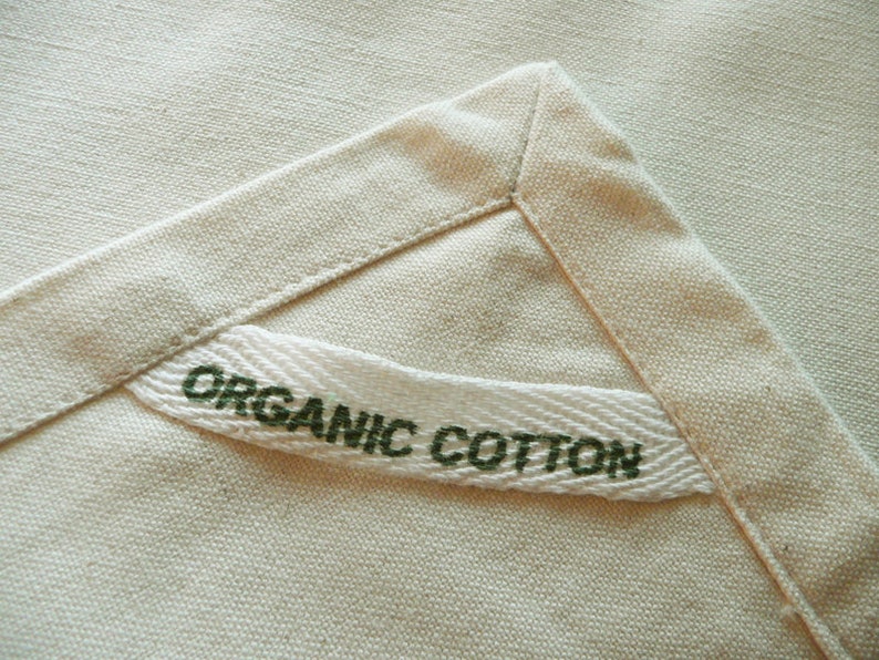 Tea towel organic cotton or organic and bamboo. Save the kitchen. Screen printed hand printed. image 4