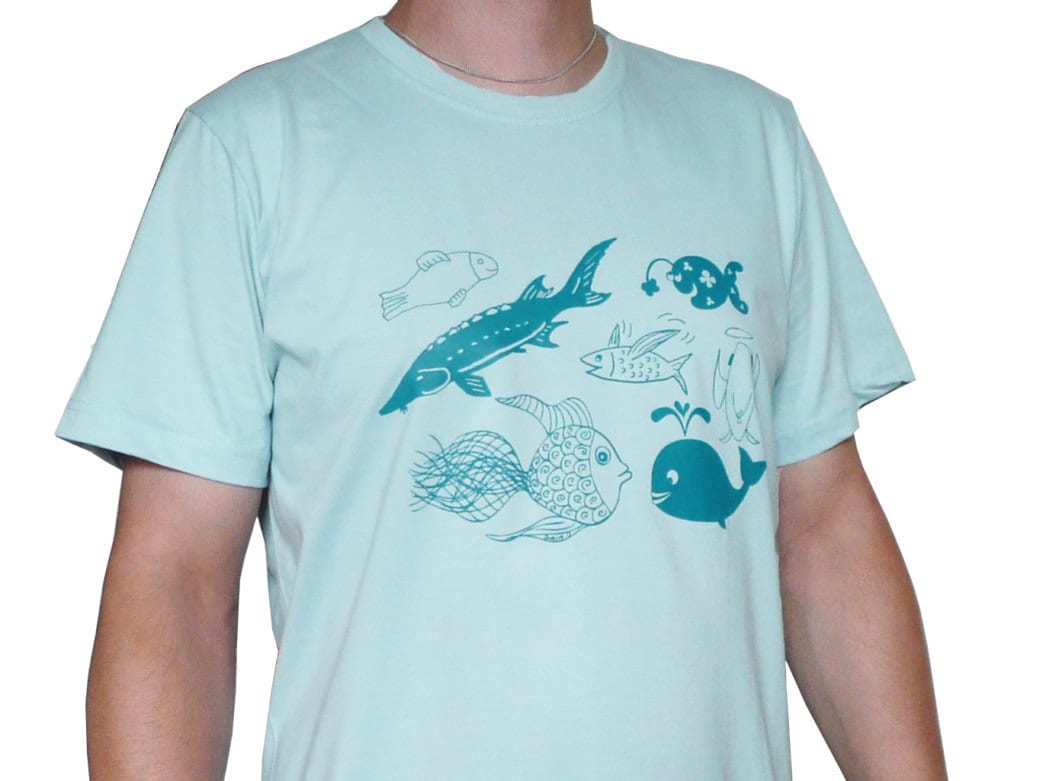 Blue Fish Shirt -  New Zealand