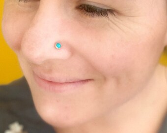 Details about Bronze Boho Turquoise Stone Nose Bone Ball End Straight Stud 20g Details about Bronze Boho Turquoise Stone Nose Bone Ball End Straight Stud 20g