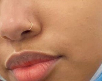 Custom Size Nose Hoops between 5mm to 10mm,  20G 22G 24G Gauge, Nose Ring