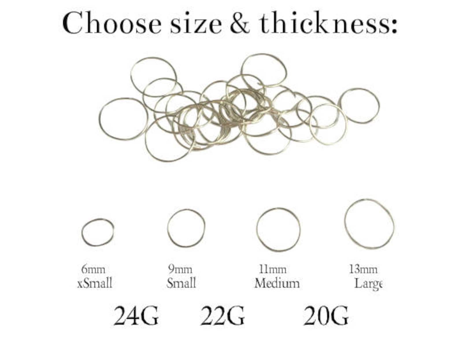 Silver Nose Ring 20 Gauge Nose Ring 22 Gauge Nose Ring 24 Etsy