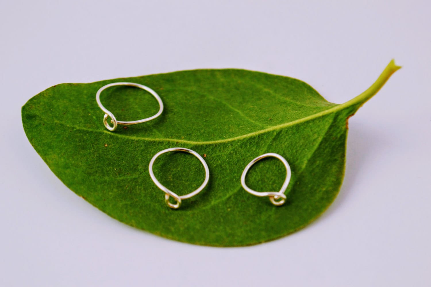 Hoop nose ring with clasp deals