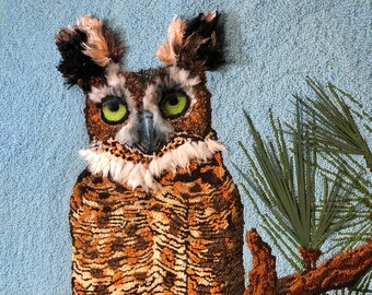 Great Horned Owl pattern - 36 x 28