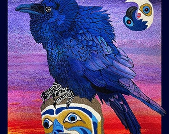 Raven on Totem