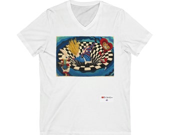 Alice in Wonderland Hooked Rug T-Shirt