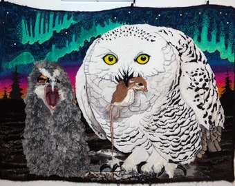 Snowy Owl with Chick