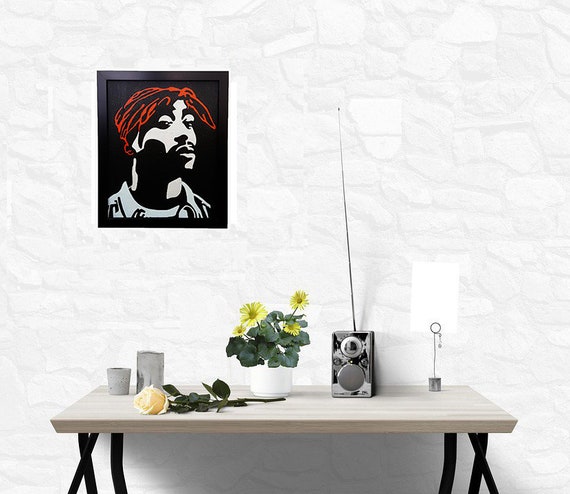 2Pac Shakur Wall Art Canvas incorniciato, 2Pac poster Tupac artwork pittura dipinto, 90s rap hip hop musica interior decor 2Pac Shakur Wall Art Canvas incorniciato, 2Pac poster Tupac artwork pittura dipinto, 90s rap hip hop musica interior decor