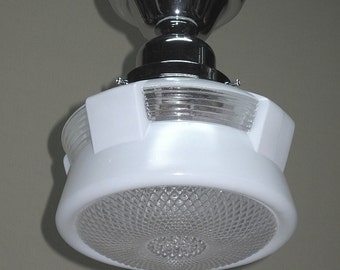 Unique Vintage UFO Mid Century Ceiling Fixture