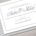 Classic michael Wedding Invitations Suite Beautiful Modern Clean Elegant Traditional Invitation ...