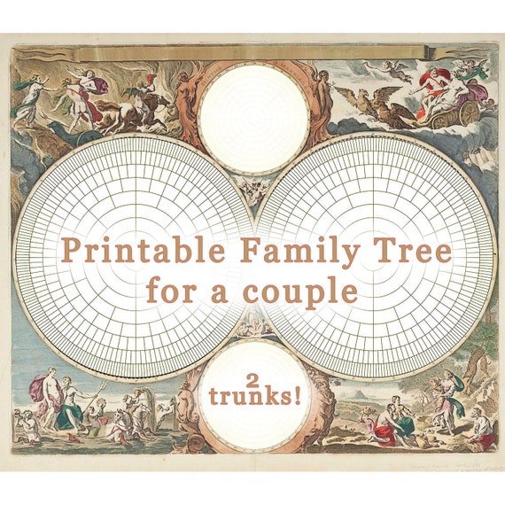 Family Tree Genealogy Chart Printing