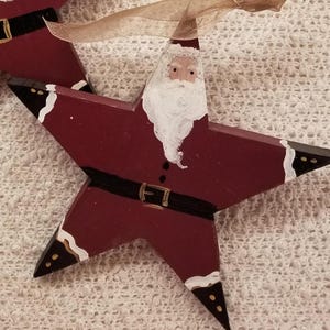 Small And Medium Wooden Star Tree Ornament Assortment, Christmas Tree, Christmas Decorations