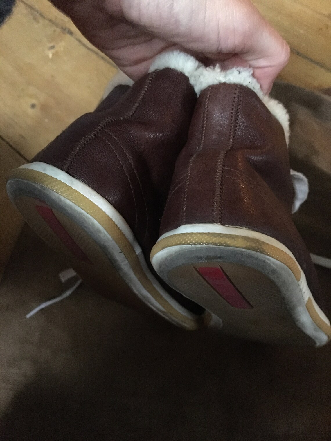 prada shearling lined sneakers