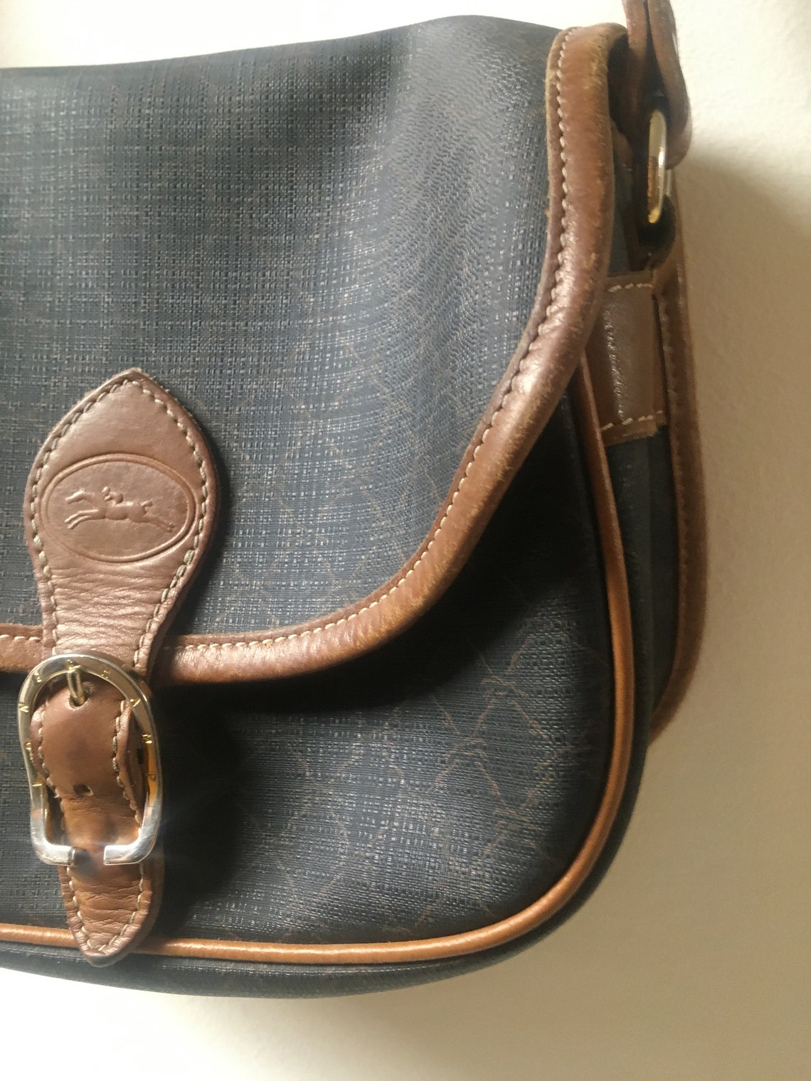 LONGCHAMP Vintage Crossbody Bag Etsy