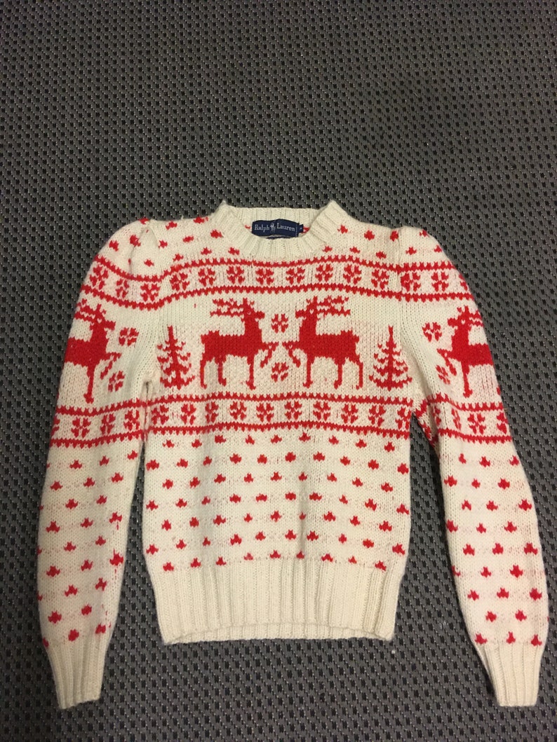 reindeer wool sweater