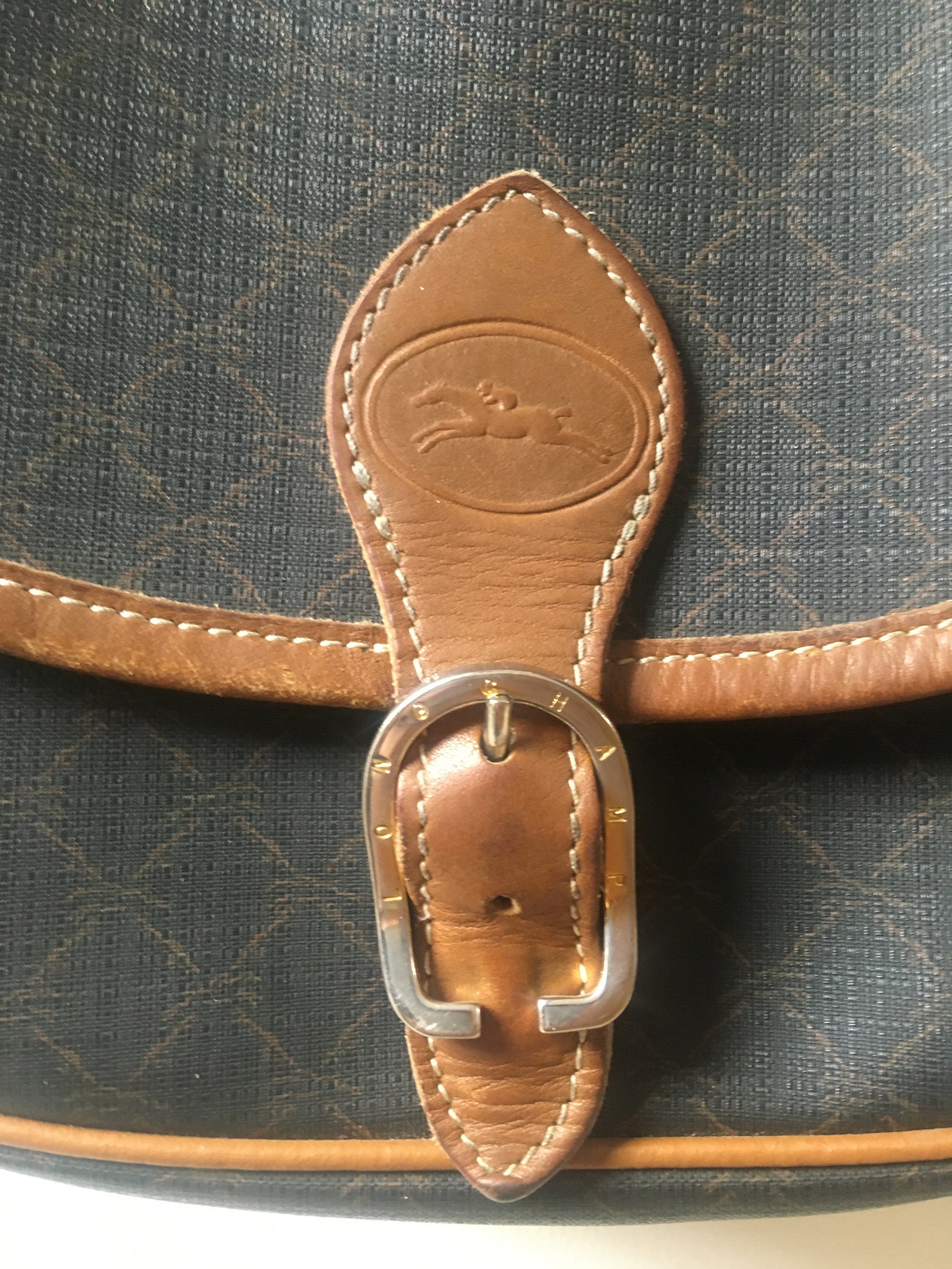 LONGCHAMP Vintage Crossbody Bag Etsy