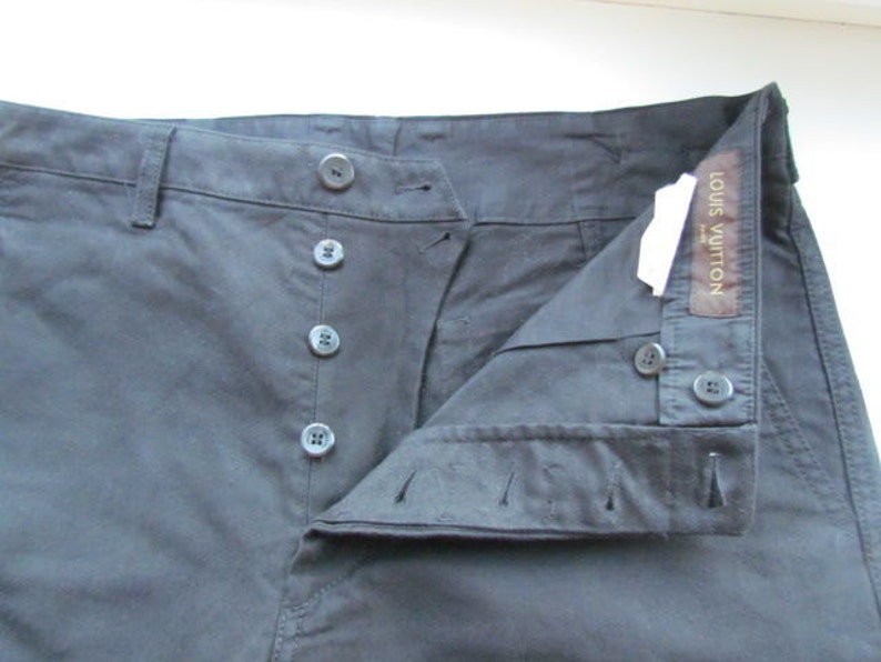 LOUIS VUITTON Paris Men Authentic Cotton Trousers Pants | Etsy