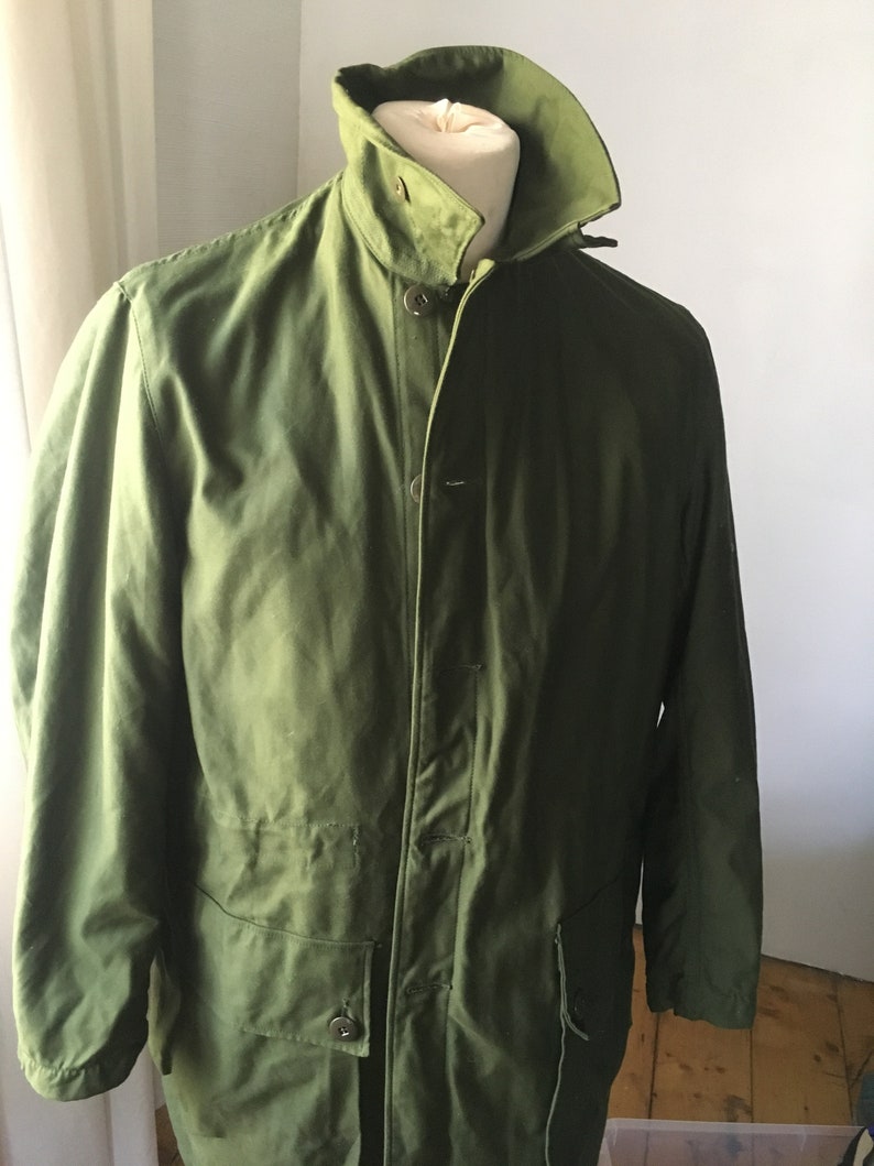 SWEDISH Military Army Vintage Parka Coat Jacket With Liner Etsy