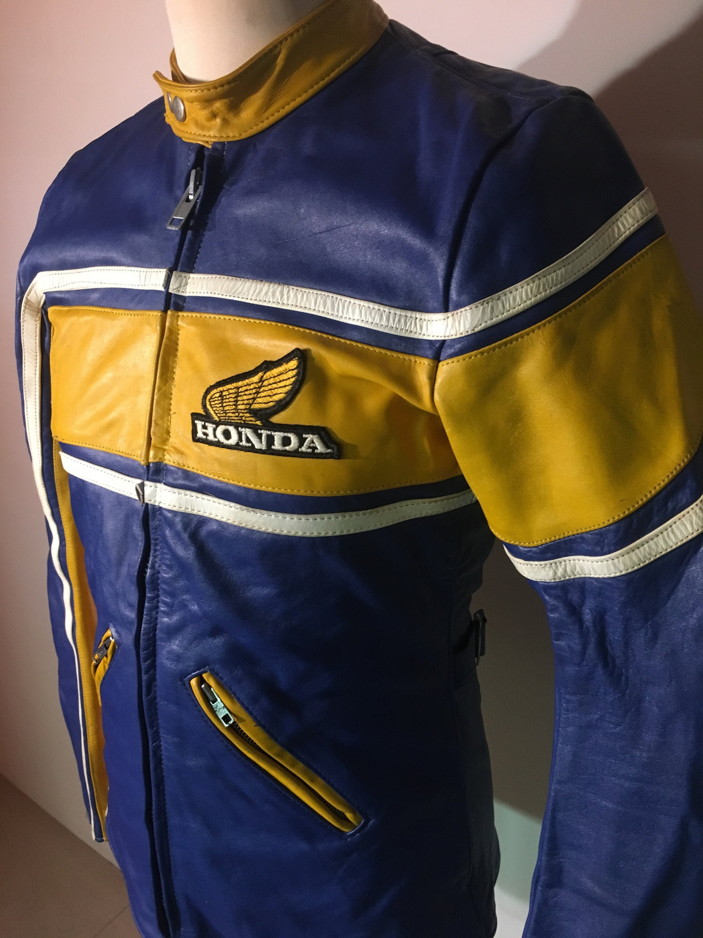 vintage honda leather jacket