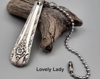 Tirador de ventilador de techo con forma de cuchara y cucharilla ~ Luz ~ Tirador de cadena de bolas para lámpara de araña ~ Extensor ~ Varios diseños