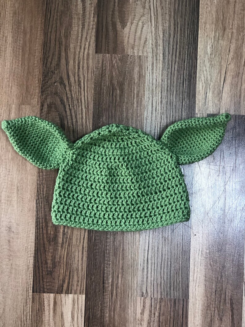 Crochet Yoda Hat Etsy