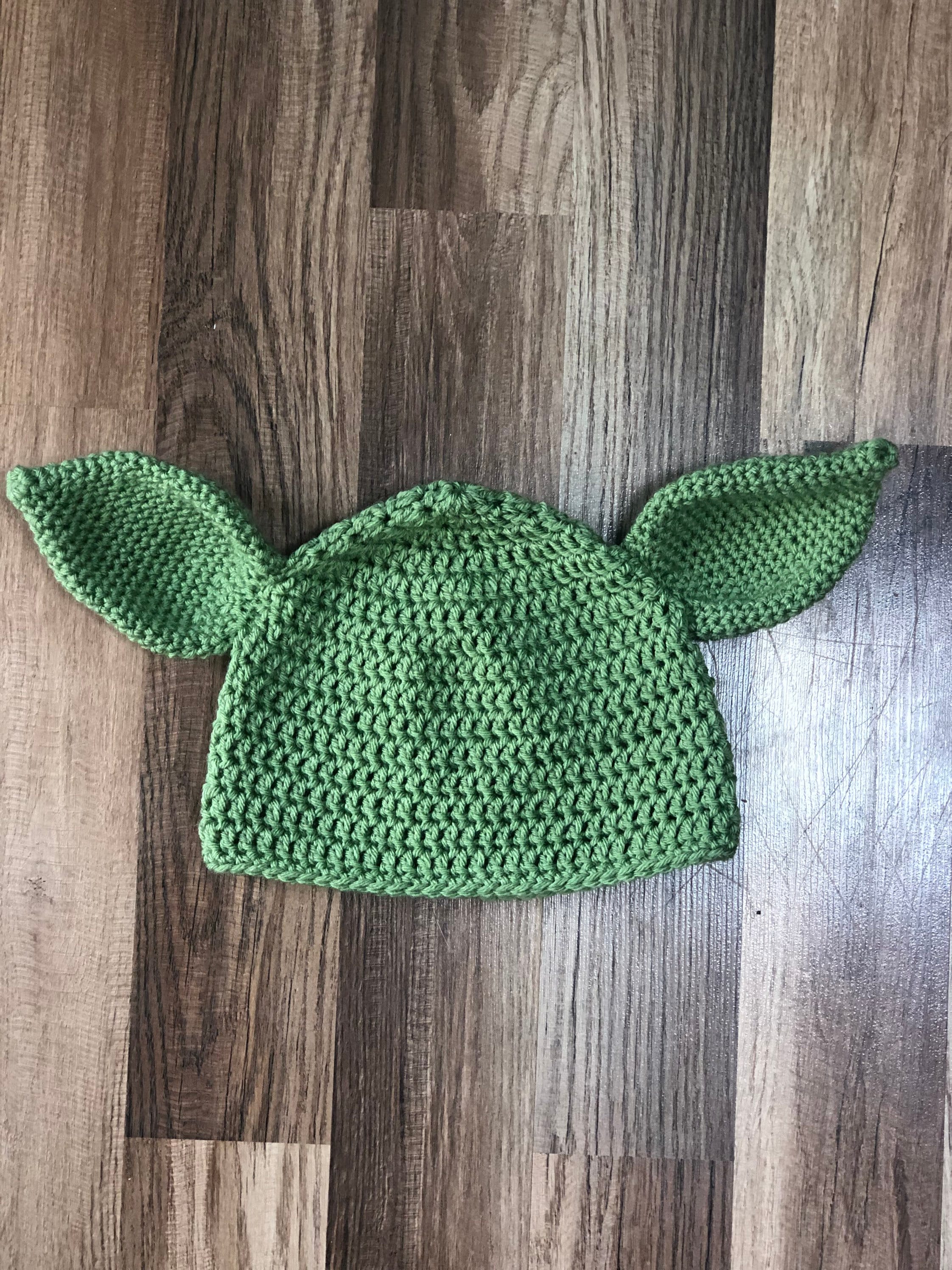 Crochet Yoda Hat Etsy