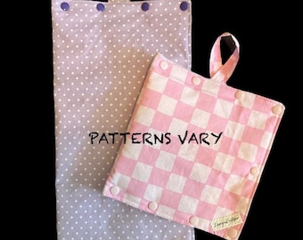 Poche isotherme avec housse d'alimentation pour alimentation entérale - Poche kangourou ou Infinity de 1200 ml ou 500 ml - sonde d'alimentation gtube pompe entérale - RANDOM PRINT