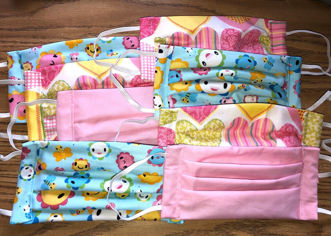 Adult and Child Size Face Mask With Optional Filter Pocket Etsy