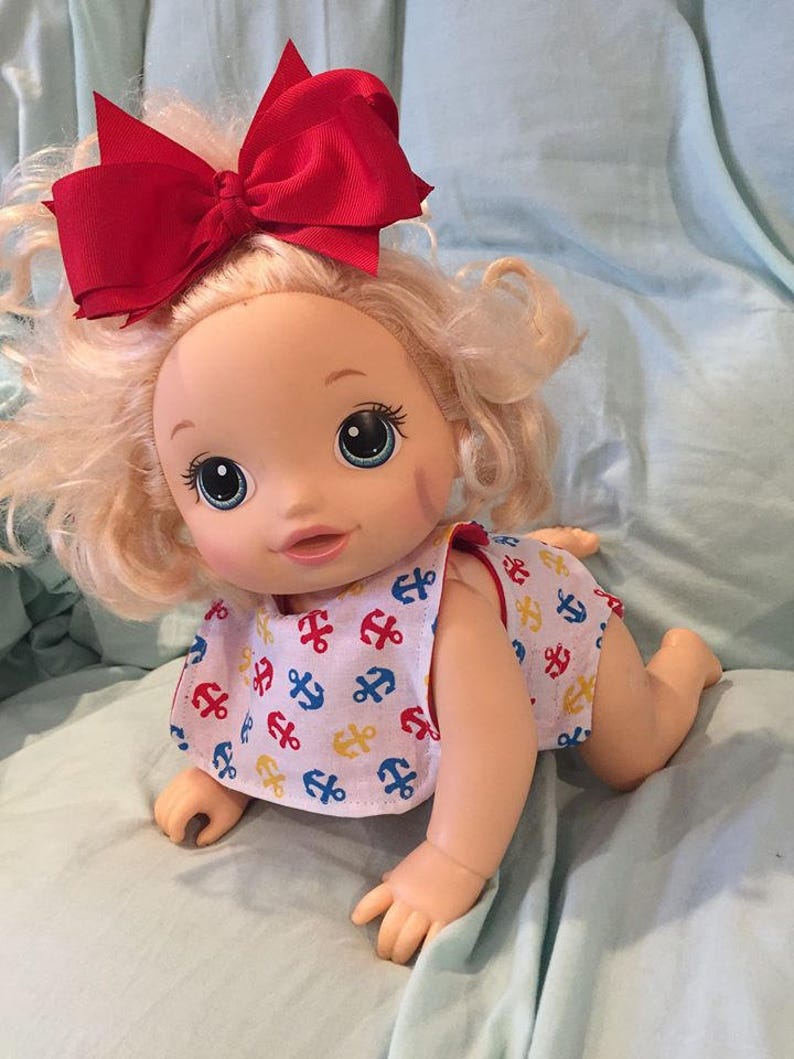 Cloth diaper and bib set for Baby Alive Bitty Baby American Etsy