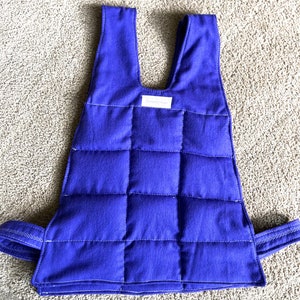 Weighted vest special needs sensory calming sleep autism adhd spd