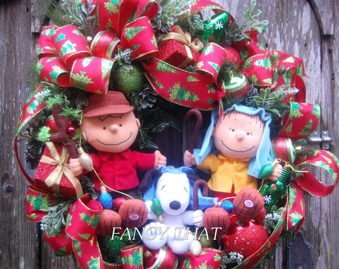 Charlie Brown Christmas Wreath 