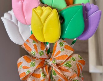 Tulip and leaf clay cutters only