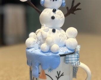 Snowman mini mug