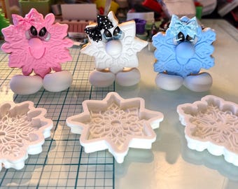 snowflake friends cutters