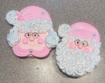 Santa and Mrs Claude  fake bake cookies