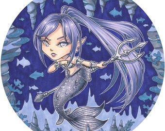Anime Manga Mermaid Etsy