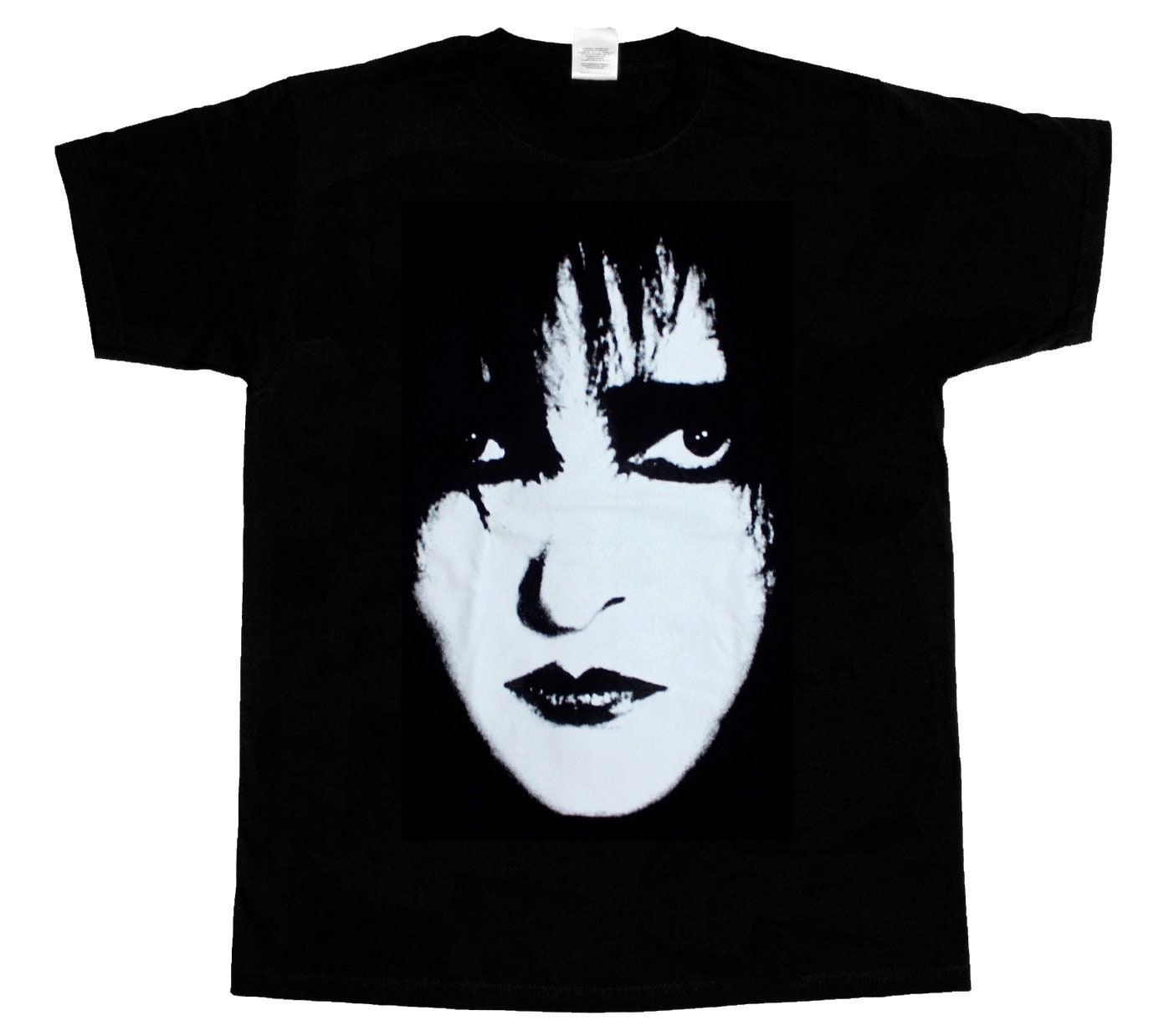 siouxsie and the banshees sioux face post punk gothic t-shirt
