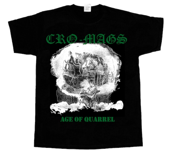 Cro-mags the Age of Quarrel'86 Short Long Sleeve Black T-shirt