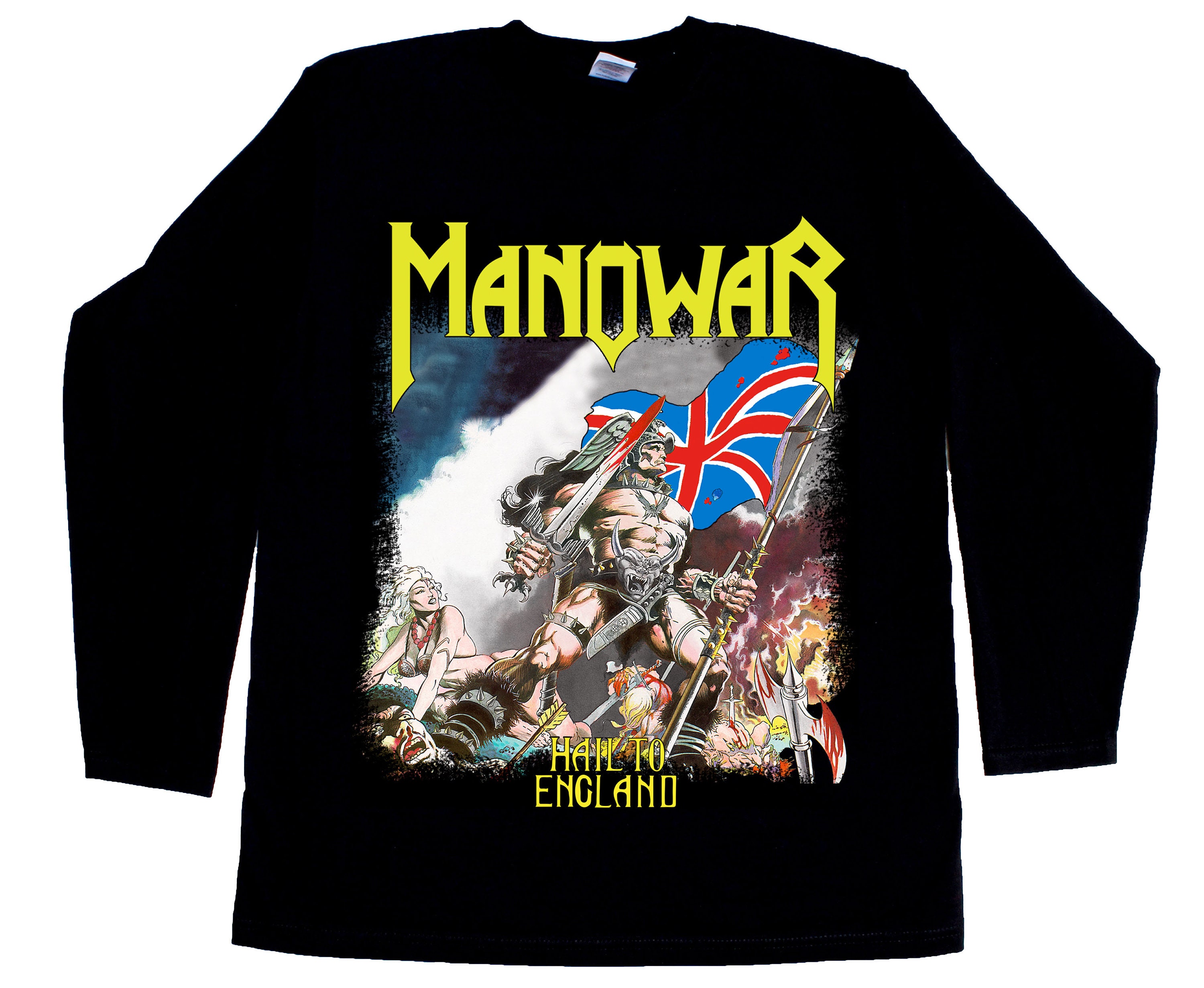 Manowar hail to england shirt Clearance