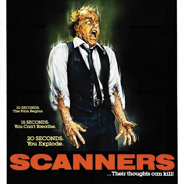 Scanners Movie Poster Film plakat unframed
