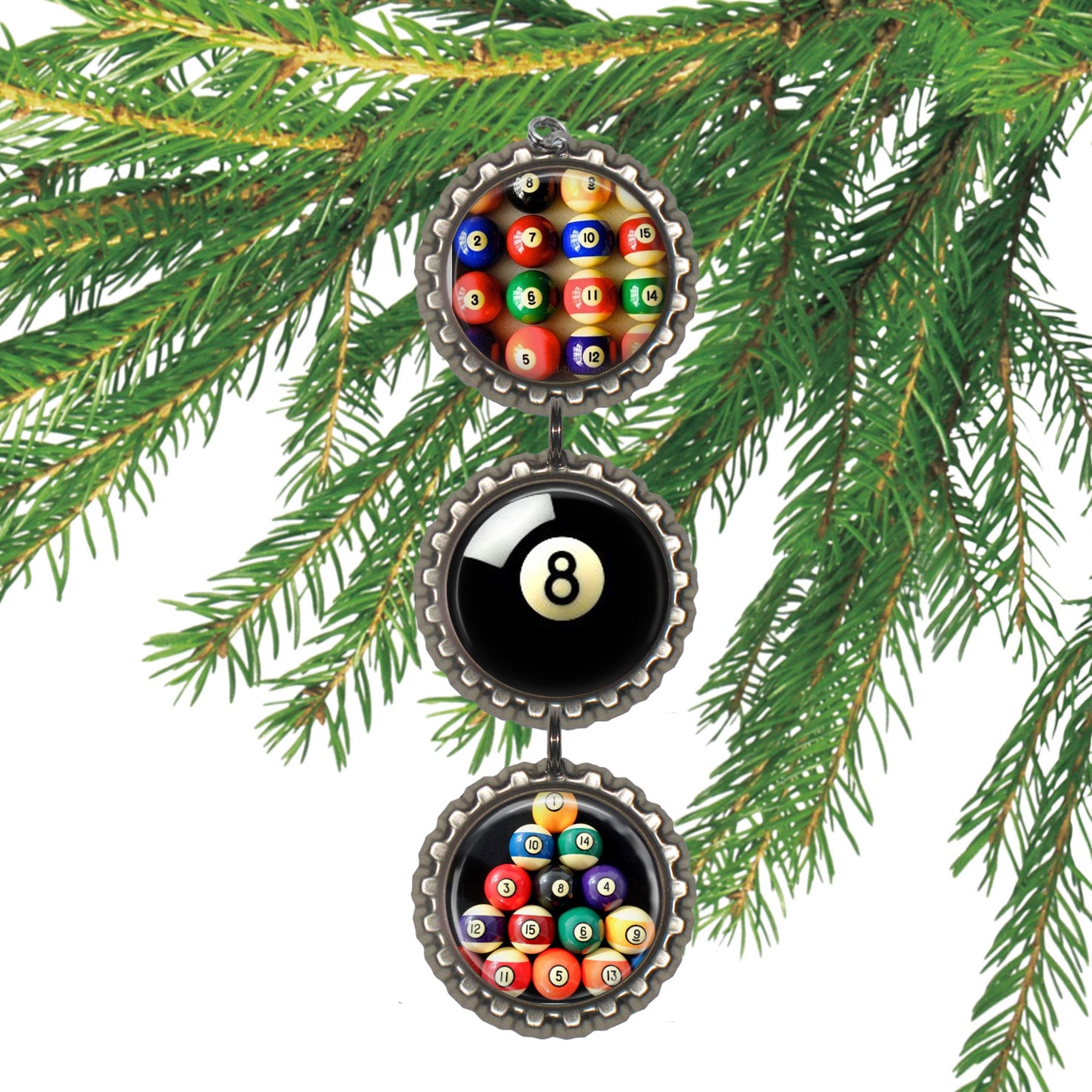 Billiards ornament pool player gift Christmas ornament Etsy